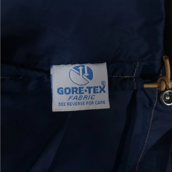Marmot GORE-TEX Goose Down Jacket, Made in USA, Men's Size L Nylon blue type Vintage Second Hand